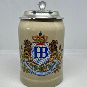 HB Hofbräuhaus München German Beer Mug Munich Hofbräuhaus München HB Mug NEW